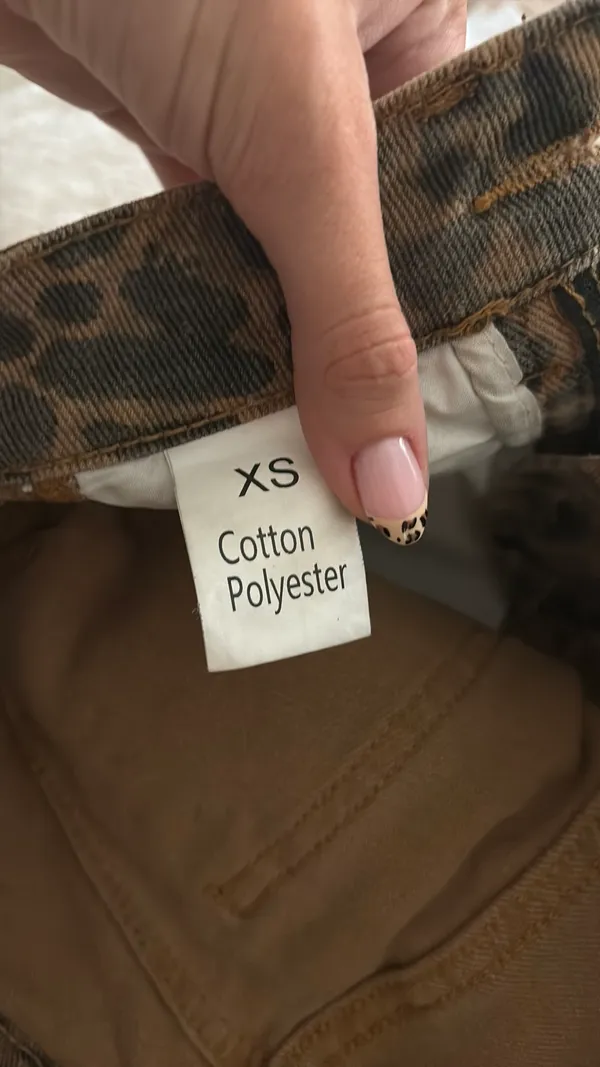 Boutique Cheetah Print Jeans - Image 3