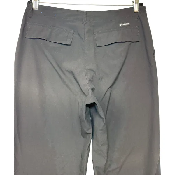 Patagonia Womens Hiking Pants Black Size 14 Straight Leg‎ Outdoor Trail Trousers - Image 9