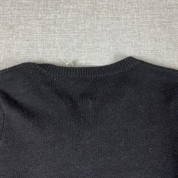 Vince‎ Cardigan Womens S Black 85% Cotton 15% Cashmere Crew Neck Lightweight - Image 14