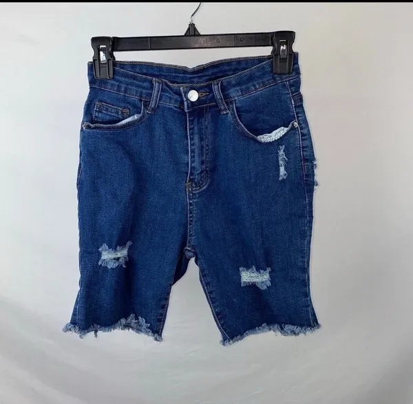 Jean shorts Blue - Image 4