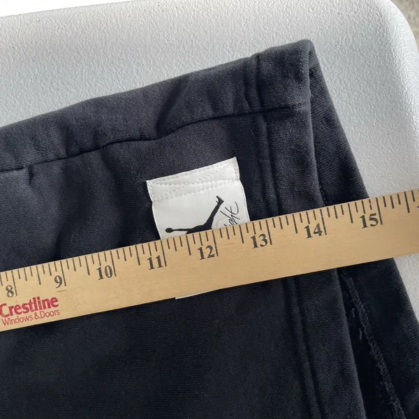 Jordan Loose Fit 100% Cotton Shorts Black Comfortable Lounge Women's Size Small - Image 9