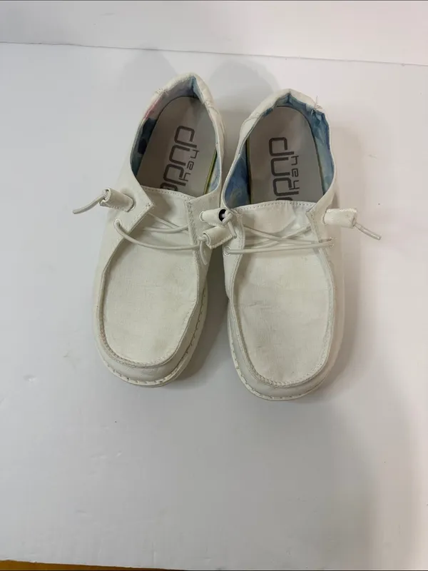 Hey Dude Women's Slip-On Sneakers in Off-White - Image 3