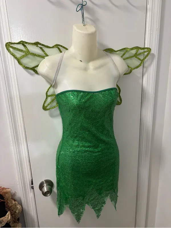 Tinkerbell festival cosplay dress and wings - Image 3