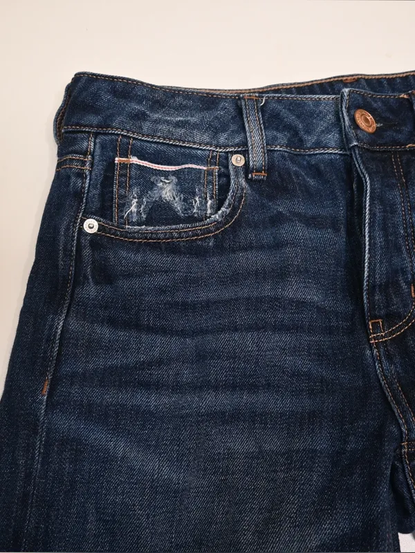 American Eagle Women's 4 Tomgirl Dark Wash Jean - Image 6