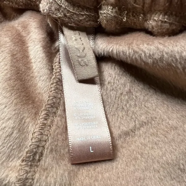 Skims Velour Velvet‎ Brown Wide Leg Lounge Pants Size Large NWOT - Image 7