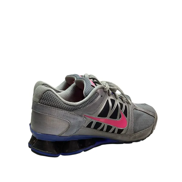 NIKE Reax Run‎ 6 Shoes Womens 11 Grey With Pink Accents Running 472647-004 - Image 4