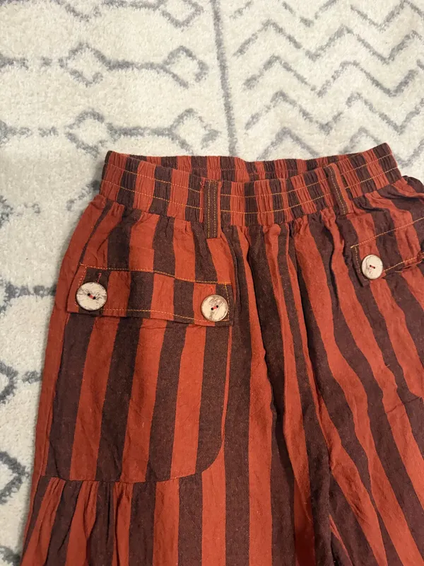 Oddi Stripe Pants Red - Image 3