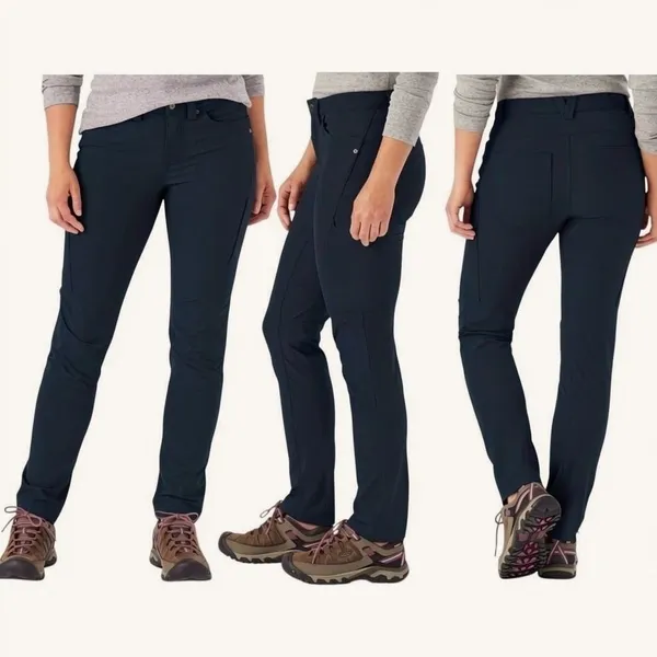 Duluth Trading Co 4x29 Flexpedition Slim Leg Pants Night Sky Blue Stretch Hiking - Image 2