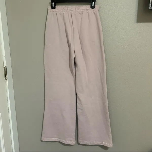 Abercrombie & Fitch Lounge Light Pink Wide Leg Sweatpants Women’s Size Small - Image 7