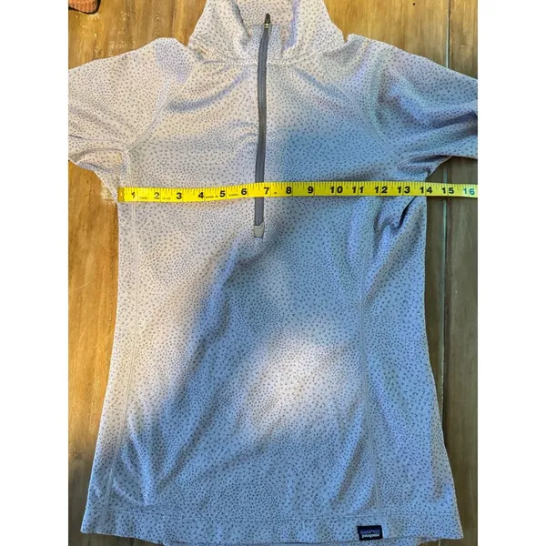 Patagonia Womens Capilene Midweight Zip Neck Base‎ Layer Purple SIZE XS - Image 6