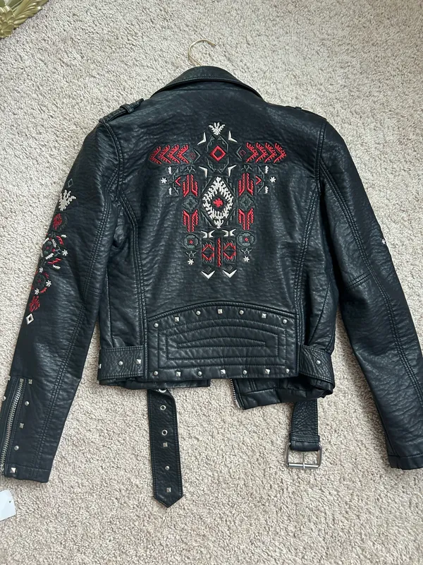 Vigoss faux leather jacket. XS - Image 2