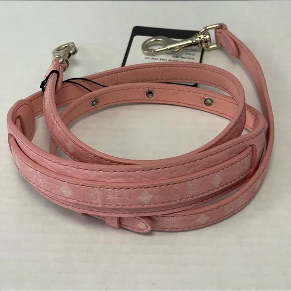 MCM Adjustable Aren Buckle Strap in Blossom Pink Visetos - NWT - Image 2
