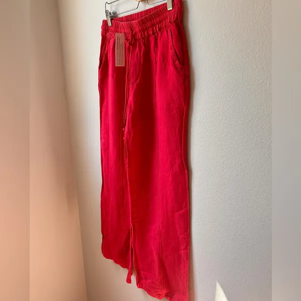 YOUNG FABULOUS & BROKE SLOUCHY TROUSER Flamingo size S - Image 2