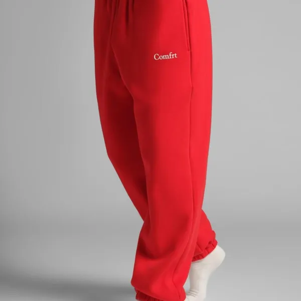 NWT COMFRT CLOUD SWEATPANTS CRIMSON MEDIUM Red - Image 2