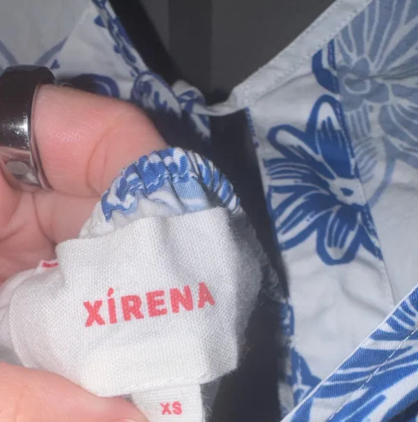 Xirena blue and white dress - Image 3