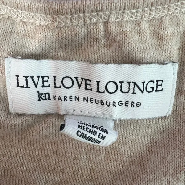 Live Love Lounge Star Print Women's Tank Sweater Size XL Stretch - Image 8