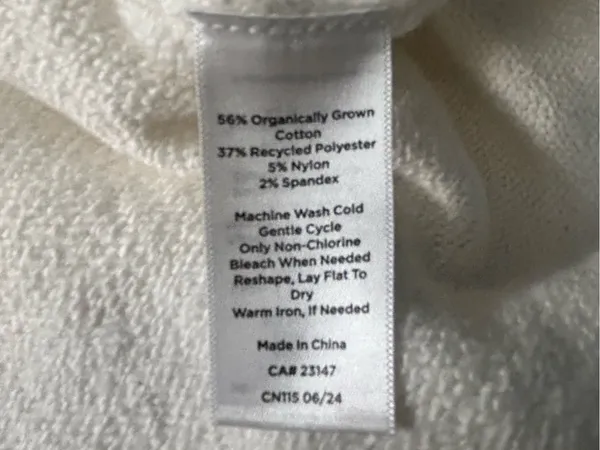 Haven Well Within Organic Cotton Elegant Cream Knit Sweater Dress NWT SM - Image 12