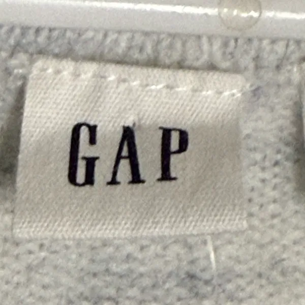 GAP Light Gray Off-the-Shoulder Sweater - Image 4