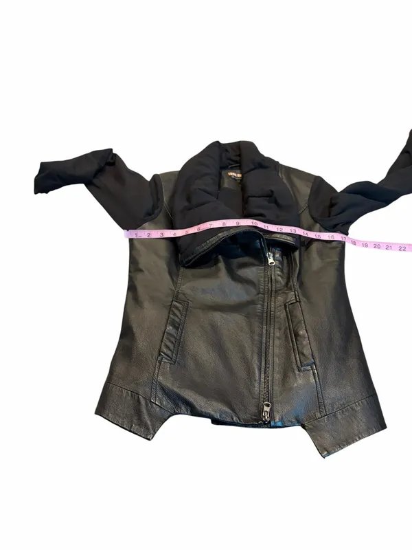 TALIA HANCOCK leather jacket Black - Image 3