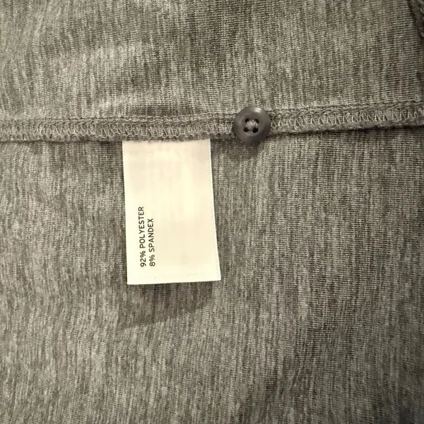 Duluth Trading Co Polo Shirt Armachillo Cooling Shirt Women XL Gray Short Sleeve - Image 7