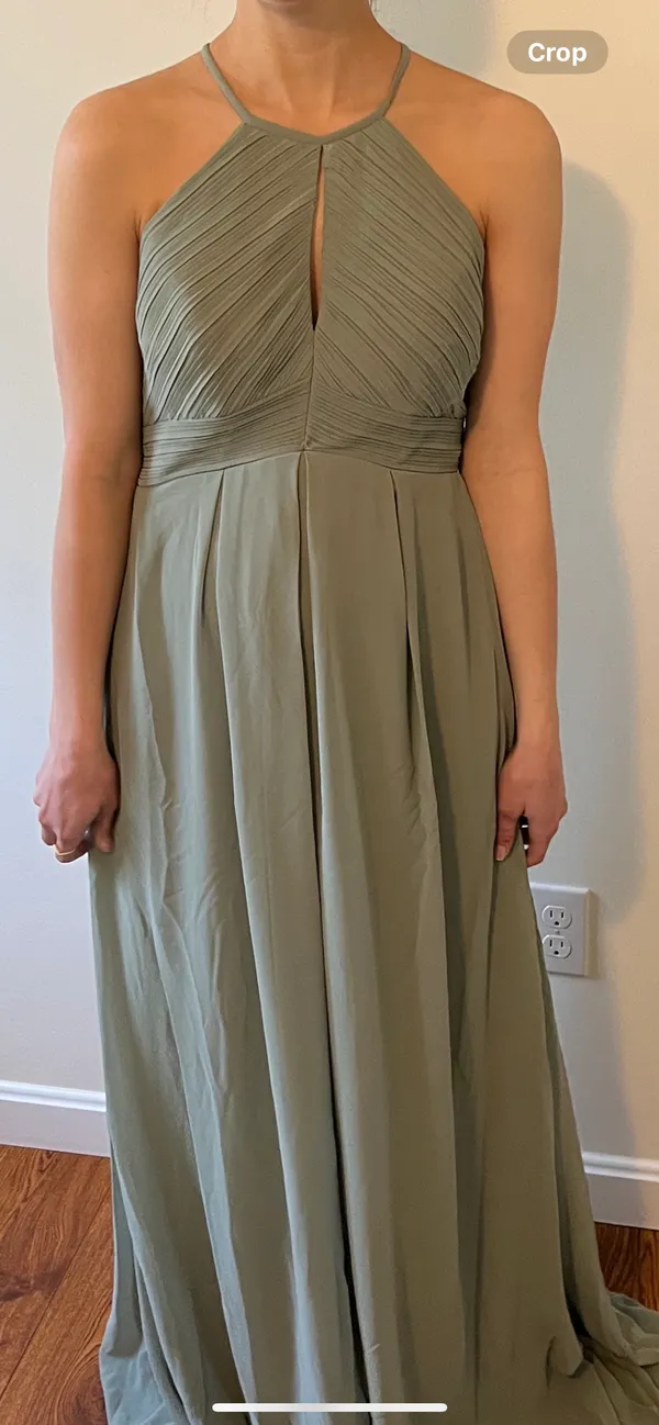 Kennedy Blue Lacey Bridesmaid Dress Moss - Image 5