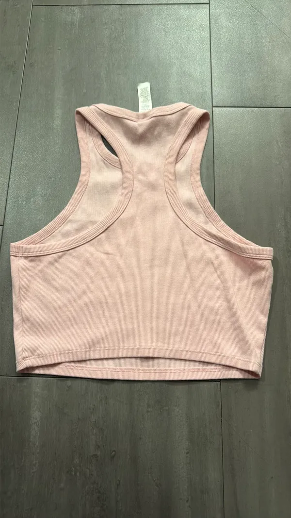 Alo Yoga Tank Top Racerback Pink - Image 3