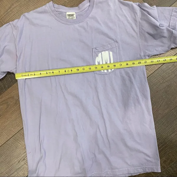 Comfort Colors Short Sleeve Monogrammed MML Shirt Large - Image 7