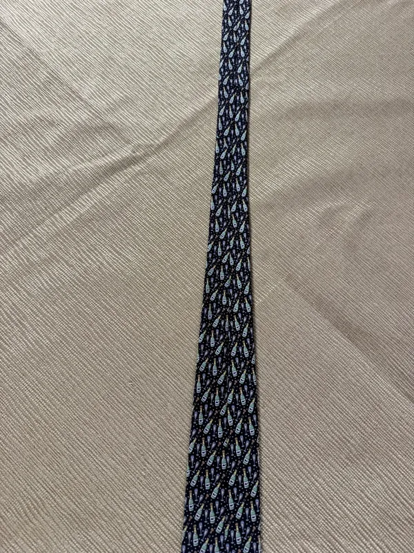 NWT Vineyard Vines Happy New Year 2017 Champagne Bottle Tie Black Novelty - Image 13