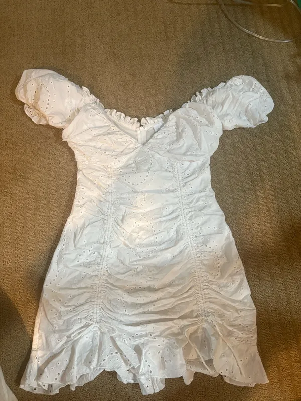 Sky to Moon White mini dress - Image 2