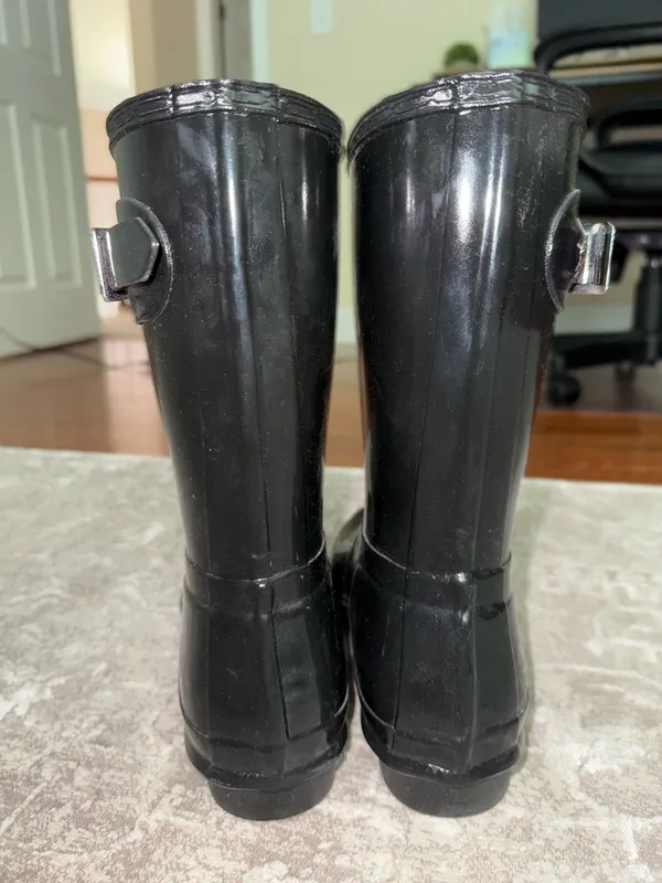 Hunter Rain Boots Black Original Gloss - Image 4