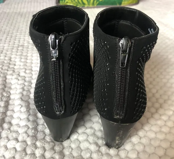 Studded Booties Black Size 7 - Image 5