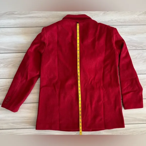 Commense Women's Oversized Blazer Coat Red Medium NWT IN PACKAGE - Image 2