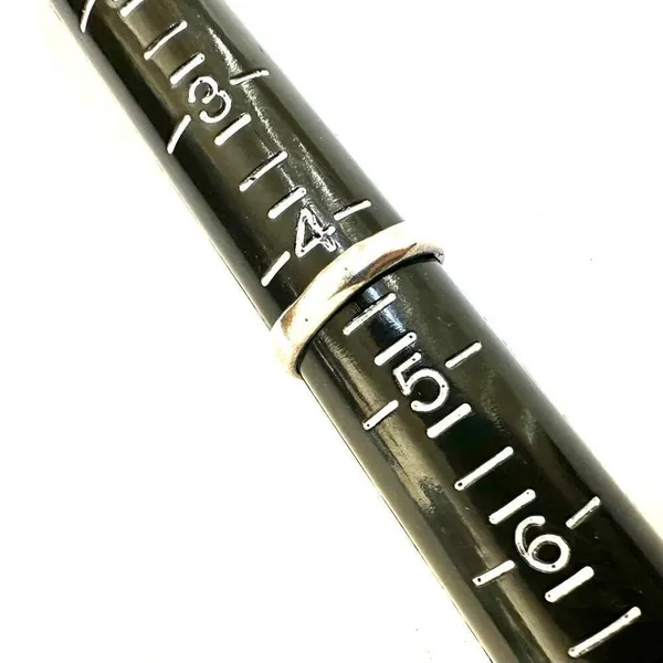 Sterling silver green stone ring Silver - Image 6