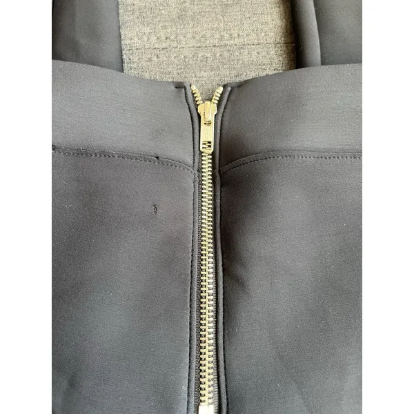Reformation Black High Rise Skinny Pants Stretch Back‎ Zip Pintuck Small - Image 5