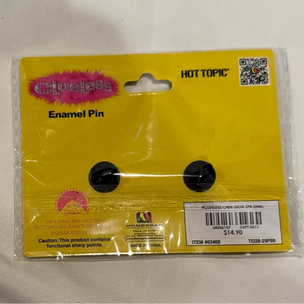 Clueless Chibi Cher & Dionne Enamel Pin Set Hot Topic Exclusive - Image 4