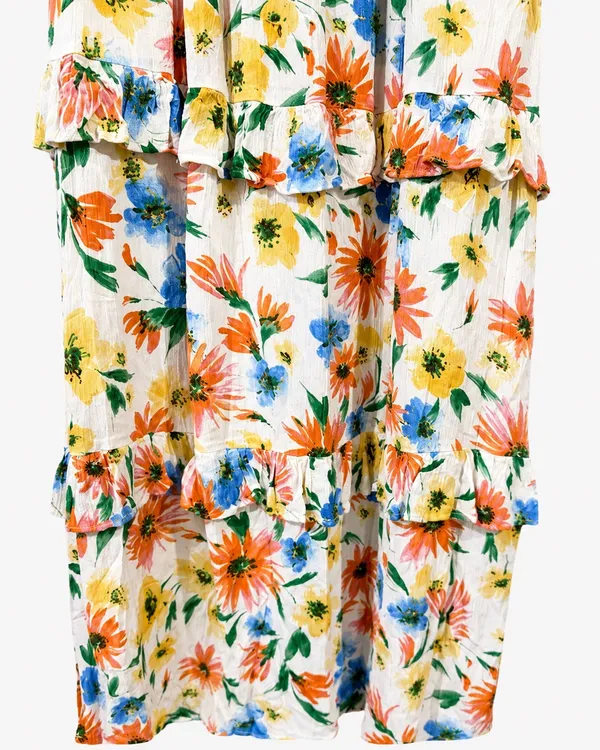 Lush Clothing 840 Floral Strapless Tube Top Maxi Dress - Image 2