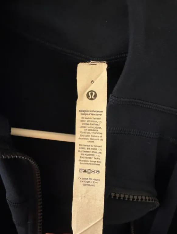 Lululemon Define Jacket Luon True Navy Size 6 - Image 4