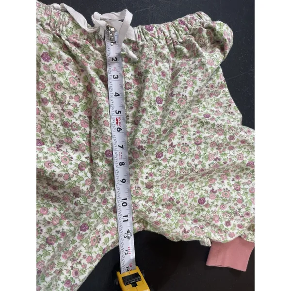 Vermont Country Store Floral Pajamas XS Pink Cotton Jogger Lounge Set Cottage - Image 15