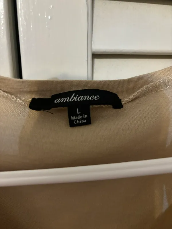 Beige shirt Tan Size L - Image 2