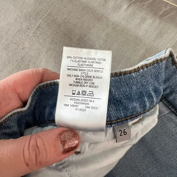 Joe’s Jeans Light Blue Relaxed High Waist Wide Leg Cargo Nolan Jeans Size 26 - Image 10