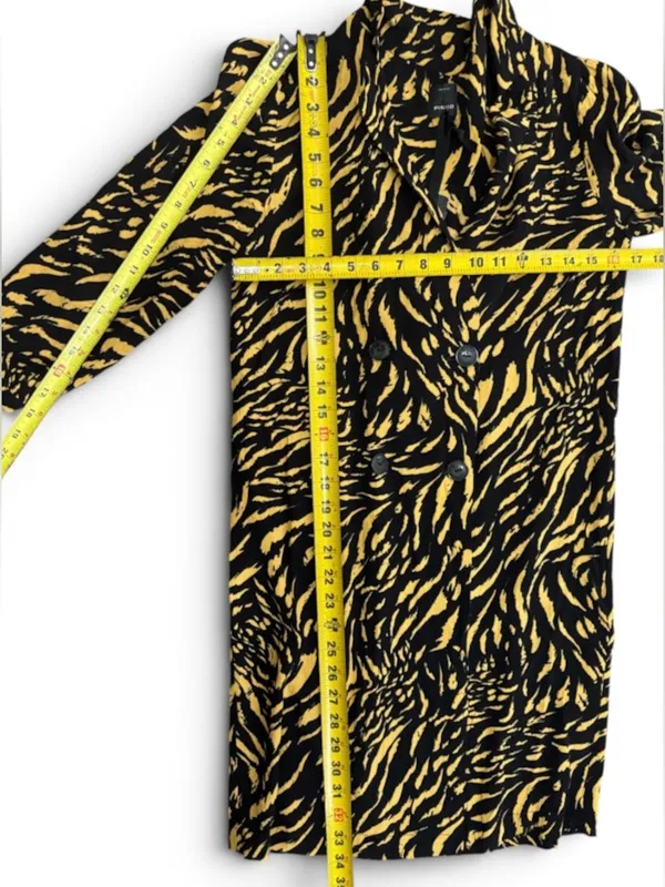 PINKO Viscose Made in Italy $365 ZEBRA BLAZER NOKOTA ITALIAN Dress 40 US SZ 4 - Image 15