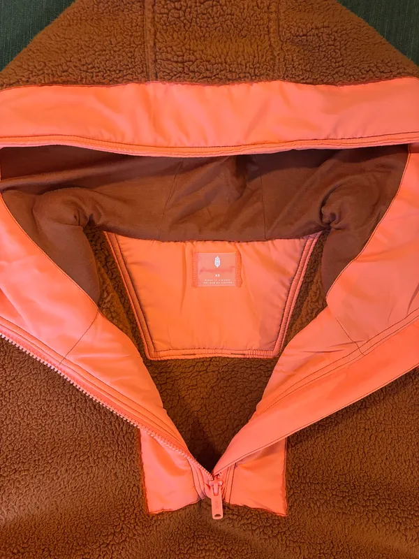 Free People Lead the Pack Fleece Hooded Pullover - Image 3
