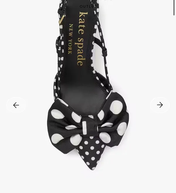 Kate Spade Polka Dot Heels - Image 4