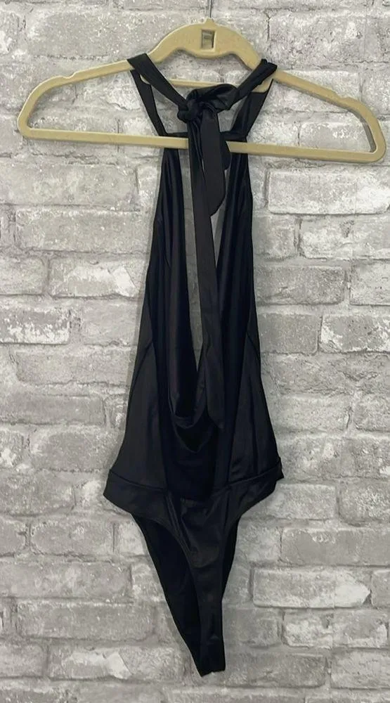 NBD x REVOLVE Wyatt Cowl Neck Open Back Bodysuit - Image 4