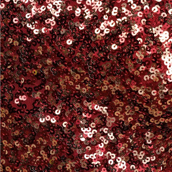 Lulus Prize-Winner Sequin Long Sleeve Crop Top Women's‎ Medium Burgundy Holiday - Image 4