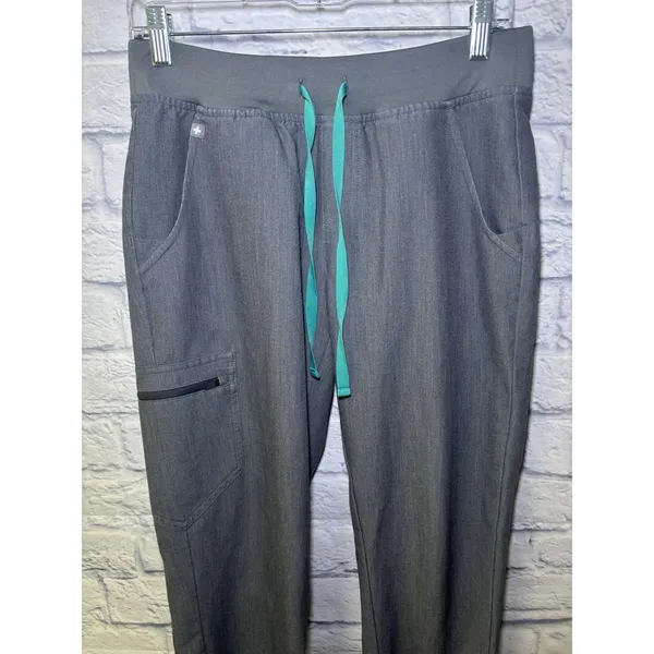 Figs Scrub Pants Women Small Gray Zamora Jogger Technical Collection Heath Care - Image 8