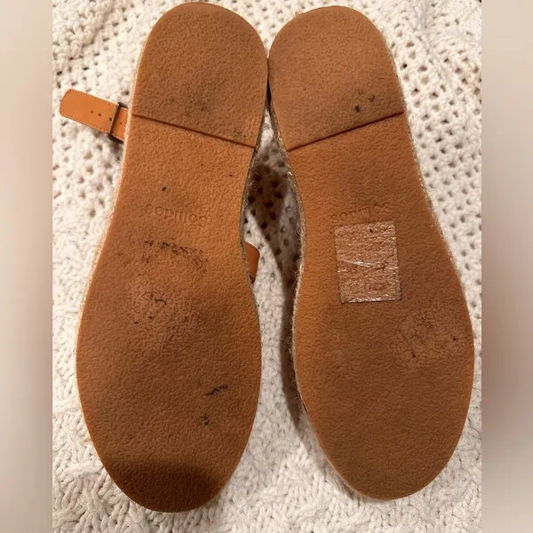 SOLUDOS STRAPY Women's Tan Sandals SIZE 8 - Image 9
