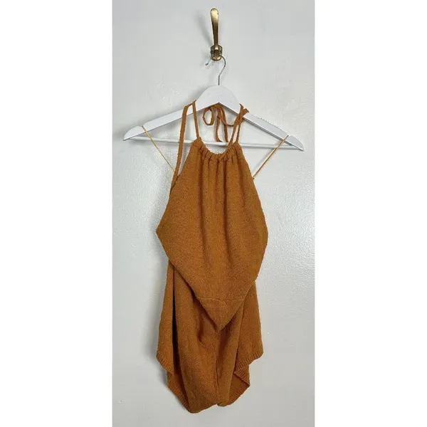 FREE PEOPLE Mina Romper in Suntan Size Large - Image 5
