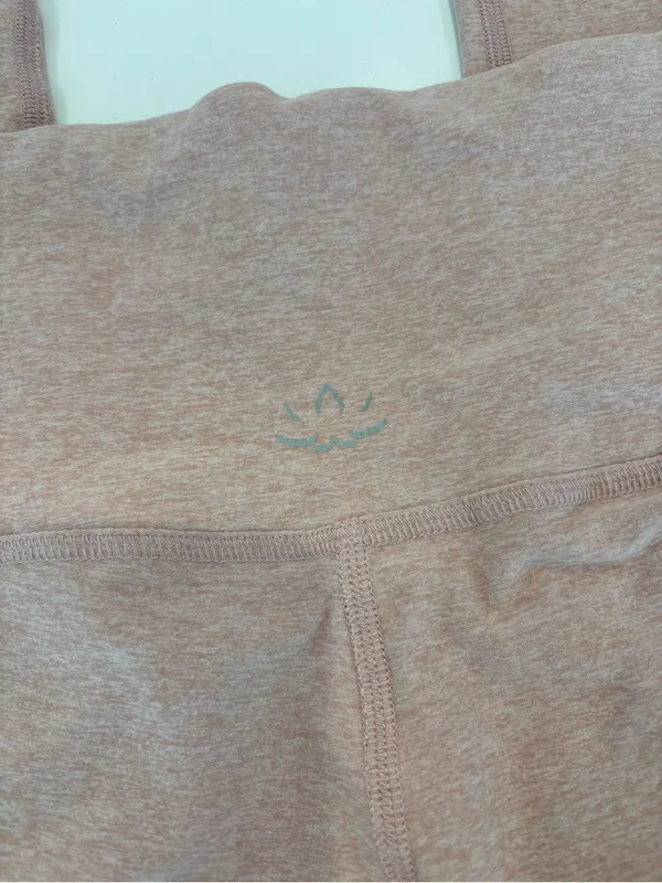 Beyond Yoga Pink Heather High Rise Leggings Size L - Image 4
