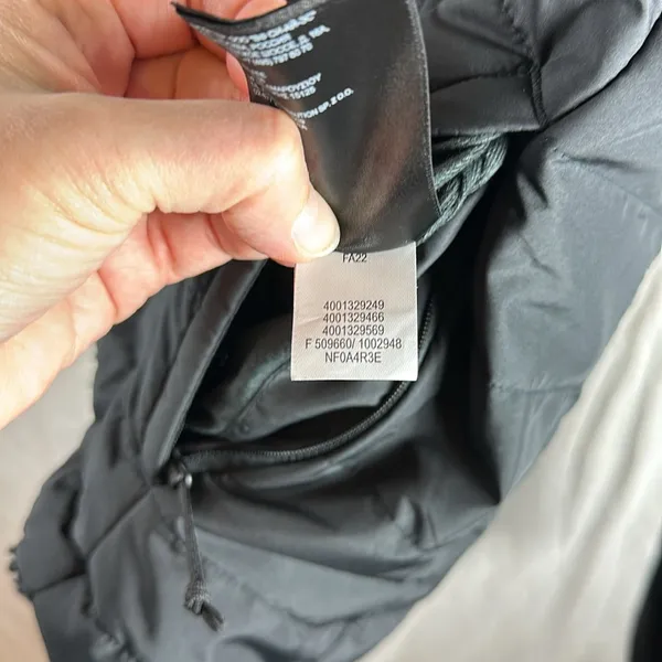 The North Face Womens Reversible Coat Full Zip Insulated Jacket Size Medium Blac - Image 7